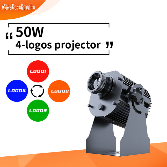 50W Four Logos Switching Gobo Projector